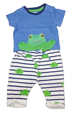 £13.99 • Buy Girls Boys Baby Outfit Leggings And Top Set Ex Boden Frog NEW 0-4Yr