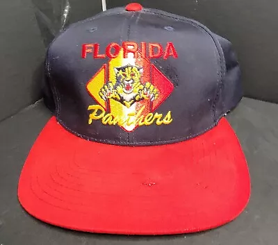 $25 • Buy Vintage CCM Florida Panthers Embroidered Snapback Hat-Preowned