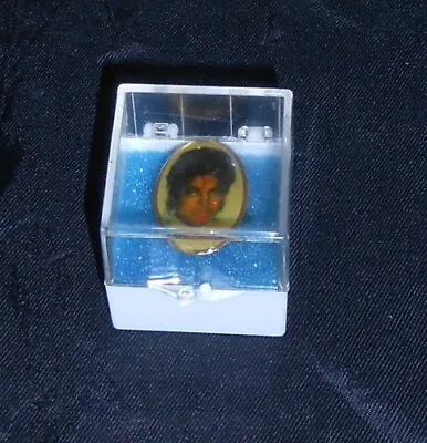Michael Jackson Adjustable Ring Photo Acrylic Coat Sm. 4.5 Old Stock! • $19.95