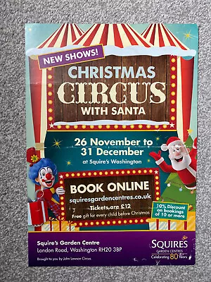 John Lawson's Christmas Circus Poster - Washington/Ashington • £5