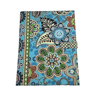 Vera Bradley Floral Blue Bali Portfolio Notebook 10 X 12.5 Inches • $25