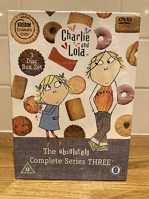 Charlie And Lola The Absolutely Complete Series 3 DVD BOX SET BRAND NEW & SEALED • £5.95