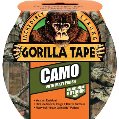 Gorilla Tape 48mm X 11m 20m 50m GLUE Strong Thick Tougher Weather Durable Tape • £16.99