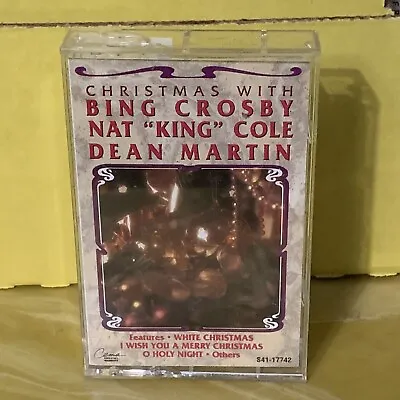 Christmas With Bing Crosby Nat King Cole & Dean Martin 1991 Cassette • $4.50