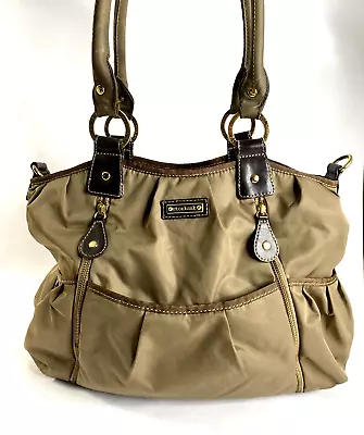 Storksak Olivia Nylon Diaper Baby Bag Purse Detachable Shoulder Strap Moss • $39.99