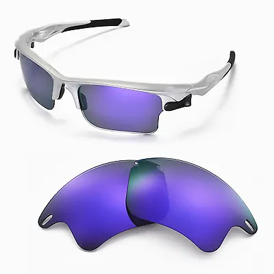 New Walleva Polarized Purple Lenses For Oakley Fast Jacket XL • $8.50