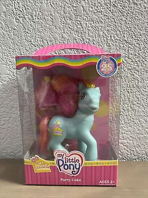 My Little Pony  PARTY CAKE G3  25th Birthday Celebration Anniversary NIB 2007 • $16.99