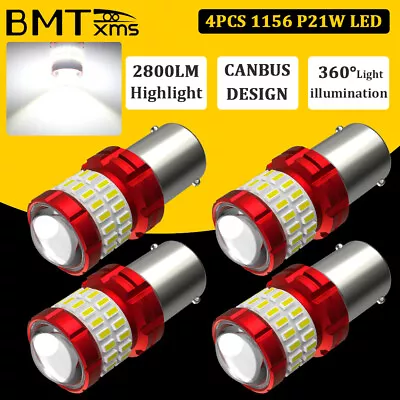 1156 7506 P21W LED Reverse Canbus Backup Light Bulbs White Error Free For BMW • $17.99