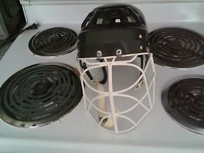 Vintage Jofa Black Medium Hockey Helmet-open Ear With Cage-model 51234 • $39.99
