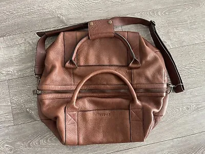 ꙮ Tecovas Full Grain Leather Large Duffle Bag  - Brown • $279.95