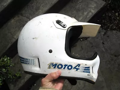 Vintage 1988 Bell Moto 4 Force Flow Motorcycle Helmet Small • $79