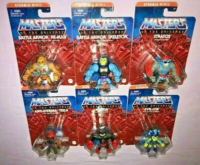 Masters Of The Universe Eternia Minis Set Of 6  **new 2021** • $29.95