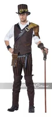 California Costumes Men's STEAMPUNK ADVENTURER Costume Size S 38-40 EXCELLENT • $36