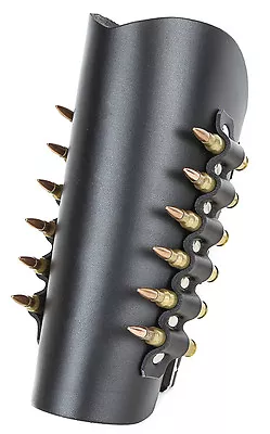 Steampunk Bracer Gauntlet M16 .223 Caliber Genuine Leather Punk Goth Deathrock • $69.99