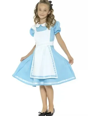 Alice In Wonderland Princess Storybook Girls Child Costume Medium Halloween • $34