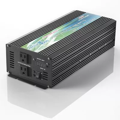 Brand New Pure Sine Wave Power Inverter 1500/3000 Watt 12v Dc To 120v Ac! • $16.50