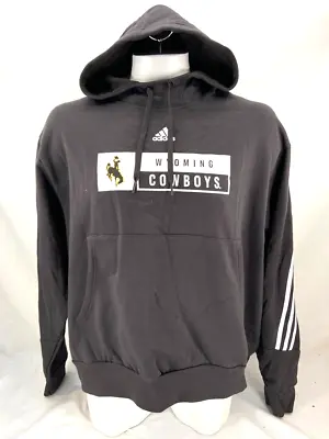 NEW UW Wyoming Cowboys Adidas Brown Fashion Pullover Hoodie Sweatshirt Men's 2XL • $39.99