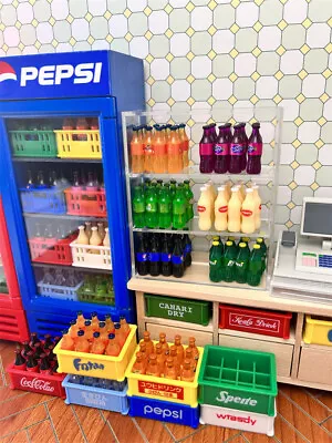 £4.55 • Buy Dolls House Box Bottle Soda Water Cart 1:12 Scale Miniatures Accessories Lots