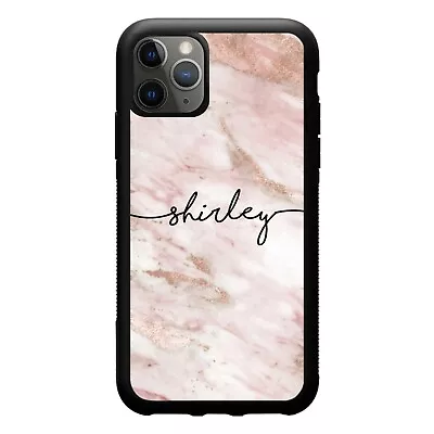 $13.99 • Buy Personalised Name Marble Case Cover For IPhone 14 13 12 Pro Max 8 7 14 Plus X SE