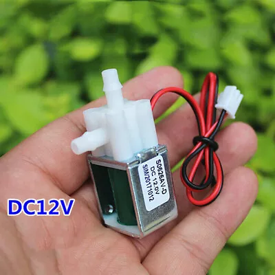 DC12V Micro Mini Electric Solenoid Valve Normally Closed Air Water Control Valve • $4.15