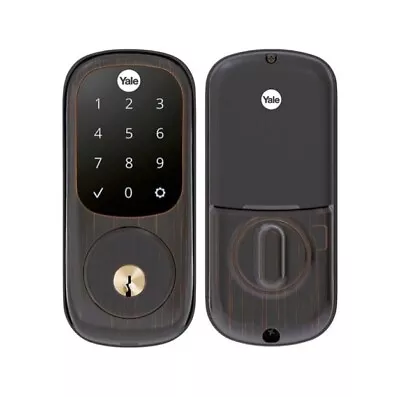 $199.95 • Buy Yale Real Living Touchscreen Deadbolt With Z-Wave Oil Rubbed Bronze