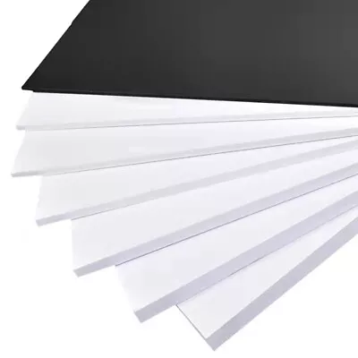 White/black ABS Panel Building Materials Making Kits DIY Model Craft Material • £3.35