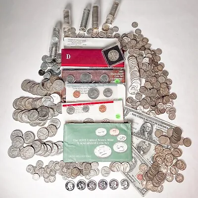 Mint Set U.S COIN MIXED LOT | Vintage Coin ESTATE SALE LIQUIDATION | Silver Coin • $51.49