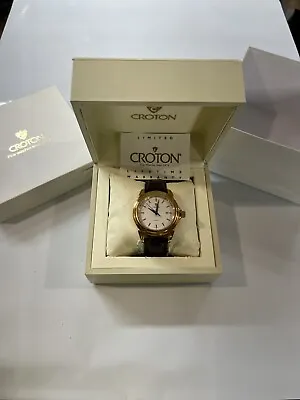 “NEW”VINTAGE RARE CROTON Limited Edition AUTOMATIC MEN'S Watch #0072/1000 • $325