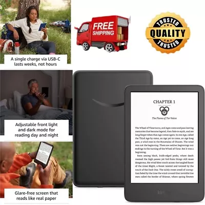 $218.88 • Buy 2022 Kindle Paperwhite NEW WiFi Black EReader 11th Gen 6 - 16GB MEMORY 300PPI