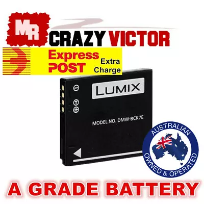 DMW-BCK7E Battery 4 PANASONIC Lumix DMC-FS45 FS40 FT20 FX78 FX80 FH2 FH4 FH6 S1 • $10.95