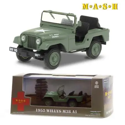 GREENLIGHT 86590 MASH 1952 WIllys M38 A1 Jeep Diecast Car 1:43 • $16.95