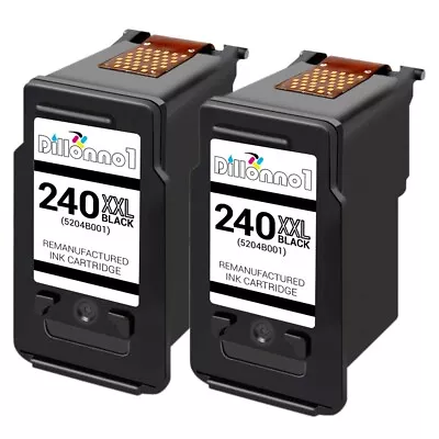 2PK PG240 XXL PG-240 Black Ink Cartridges For Canon PIXMA MG2120 MG2220 • $34.95