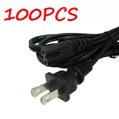 $89.42 • Buy X100 US 6 Feet 2 Prong 2Pin AC Power Cord Cable Charge Adapter PC Laptop PS2，PS3