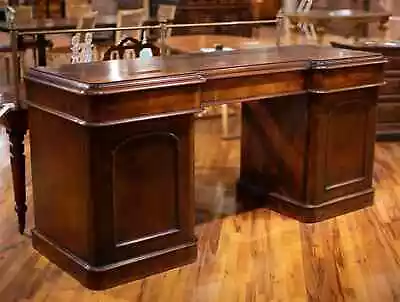 Antique Sideboard English Mahogany Pedestal Sideboard Drawers  1800s!! • $1975