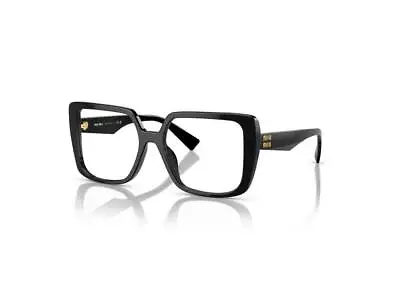 Miu Miu Eyeglasses Frame MU 06VV  1AB1O1 Black Woman • £160.87