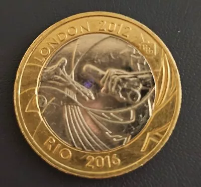 LONDON 2012 TO RIO 2016 Olympics Games HANDOVER 2pound Coin • £8