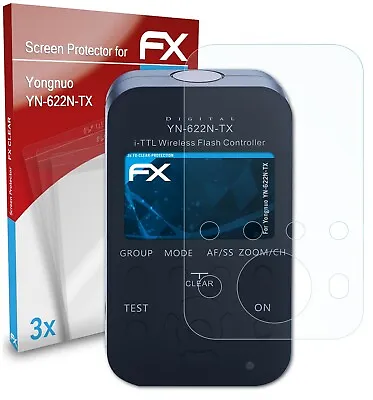 AtFoliX 3x Screen Protection Film For Yongnuo YN-622N-TX Screen Protector Clear • £11.59