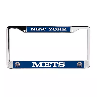 New York Mets MLB Chrome License Plate Frame For Car Truck SUV • $15.95