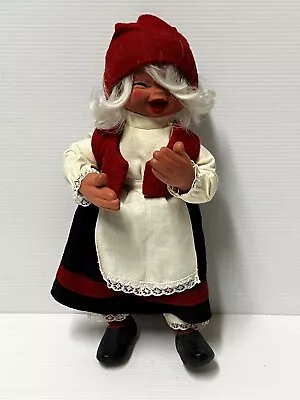 Arne Hasle Nisse Gnome Girl 11  Norway Norwegian Elf Doll Vintage Christmas • $41