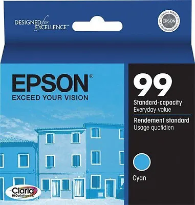 Genuine Epson 99 T0992 Cyan Ink For Artisan 700 710 725 730 800 810 835 837 • $8.79