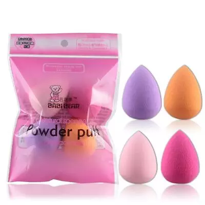 4pcs/ Mini Beauty Makeup Blender Foundation Puff Sponges :FAST Deco • $2.79