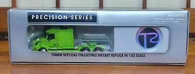 Precision Series Lime Green Tonkin Replicas Collectible Diecast Volvo Semi Truck • $53.58