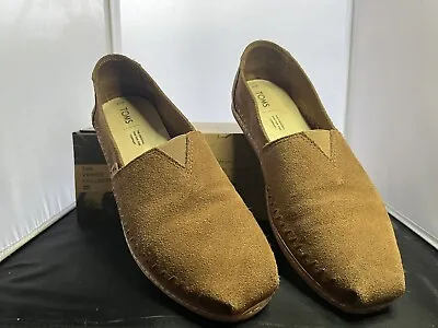 Toms Suede Women’s Slip On Shoes Venice Collection 11 Tan • $15