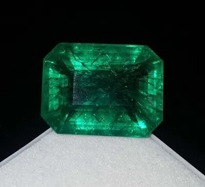 Certified Untreated Flawless 25 Ct Natural EMERALD (ZAMBIAN) Loose Gemstone • $45.99