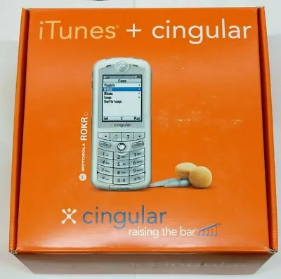 [Rare Collectible] Motorola ROKR E1 - Silver (Cingular)  The ITunes Phone  • $499.99
