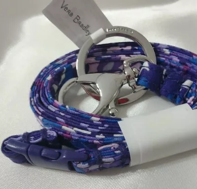 Vera Bradley's BREAKAWAY LANYARD In REGAL ROSETTE Ring And Lobster Clasp NWT • $17.99