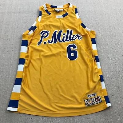 VINTAGE Master P Basketball Jersey Mens Large Yellow No Limit Y2K P Miller Rap * • $50