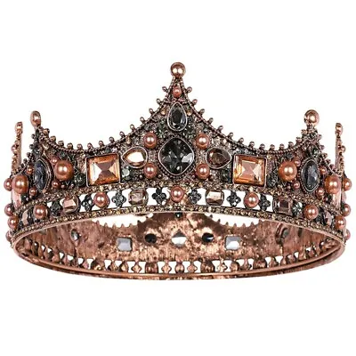  Crowns For Men - Vintage Rhinestone  Men's Full Croee • $20.83