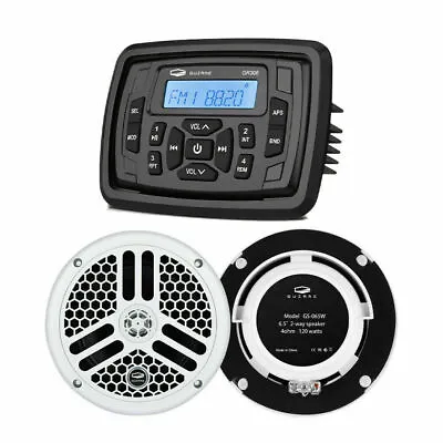 £129.99 • Buy Boat Radio Receiver Waterproof Bluetooth Receicer+ 6.5'' 240W Stereo Speakers