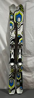 K2 T:Nine Lotta Luv 149cm 128-82-110 R=11m Skis Marker DIN 11 Bindings TUNED • $164.95